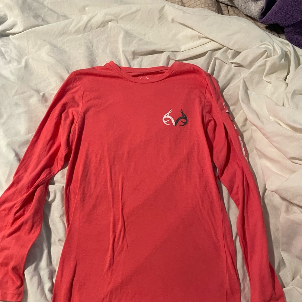 Realtree Red Shirt L/S Small Fall Winter Hunting Vibes
